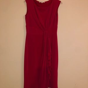 Red Cleo Knee-length Cocktail Dress